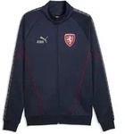 Sweatjacke PUMA "Tschechien KING Anthem Jacke Herren", Herren, Gr. S, blau (navy