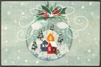 wash+dry by Kleen-Tex Fu&szlig;matte "Snow Globe" rechteckig 7 mm H&ouml;he