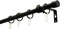 GARDINIA Gardinenstange "Set Metall" &Oslash; 19 mm 1 l&auml;ufig-l&auml;ufig ausziehbar...