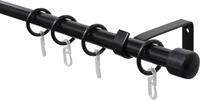 GARDINIA Gardinenstange "Set Metall" &Oslash; 16 mm 1 l&auml;ufig-l&auml;ufig ausziehbar 1-Lauf