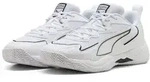 Hallenschuh PUMA "SOLARFLASH 4", Herren, Gr. 44, puma wei&szlig;, puma aged silber,