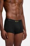 Trunk BOSS "Trunk 2P Gold Logo G", Herren, Gr. M, schwarz (open rot 640), Jersey,