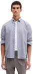 Marc OPolo Streifenhemd regular Fit, Bio-Baumwolle, Button-down-Kragen