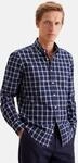 seidensticker Businesshemd Regular 1/1 Button-Down-Kragen Karo
