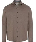 Langarmhemd BRAX "Style HAROLD", Herren, Gr. M, Normalgr&ouml;&szlig;en, braun, Web, 100%