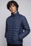 Steppjacke JACK & JONES "JJELVIS LIGHT PUFFER COLLAR", Herren, Gr. L, blau (navy