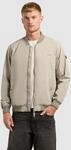 Blouson KHUJO "ULRIC", Herren, Gr. M, beige (light grau), Web, 75% Baumwolle, 25%