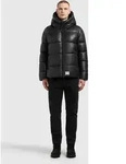 Steppjacke KHUJO "COEN2", Herren, Gr. XL, schwarz, Web, 100% Polyurethan, leicht
