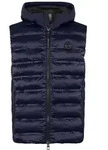 Steppweste PIERRE CARDIN, Herren, Gr. 56, blau (salute), Web, Obermaterial: 100%