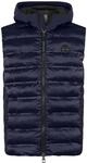 Steppweste PIERRE CARDIN, Herren, Gr. 56, blau (salute), Web, Obermaterial: 100%