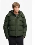Steppjacke SUPERDRY "PREMIUM HOOD PUFFER JKT", Herren, Gr. 3XL, gr&uuml;n (surplus goods