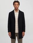 Jack & Jones Kurzmantel "JJEJAMES COAT SN" Kunstfaser, mit Reverskragen