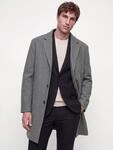 Jack & Jones Kurzmantel "JJEJAMES COAT SN" Kunstfaser, mit Reverskragen