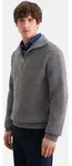 Strickpullover SEIDENSTICKER "Schwarze Rose", Herren, Gr. S, grau, 55% Wolle,...