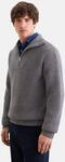 Strickpullover SEIDENSTICKER "Schwarze Rose", Herren, Gr. S, grau, 55% Wolle, 25%