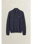 Troyer GANT "SUPERFINE LAMBSWOOL", Herren, Gr. S, blau (schwarz navy melange),