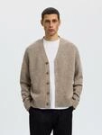 SELECTED Strickjacke "SLMCODY LS KNIT CARDIGAN NOOS" Wollmischung, regular fit