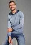 KangaROOS Langarmshirt schmale Passform, Langarm, mit Kapuze, aus Single Jersey