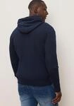 Kapuzenstrickjacke KANGAROOS, Herren, Gr. M, schwarz (marine), Strick, Obermaterial: