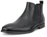 Chelseaboots ECCO "ECCO MELBOURNE", Herren, Gr. 41, schwarz, Leder, Basic,...