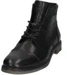 Schn&uuml;rboots BUGATTI, Herren, Gr. 40, schwarz, Leder, Basic, Schuhe...