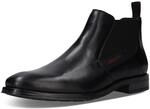 Chelseaboots BUGATTI, Herren, Gr. 40, schwarz, Nappaleder, Basic, Schuhe