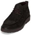 Schlupfboots MARC O'POLO "aus weichem Veloursleder", Herren, Gr. 46, schwarz (coffee