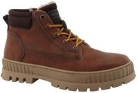 Winterboots TOM TAILOR, Herren, Gr. 40, braun (cognacfarben), Lederimitat, Textil,