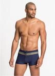 bonprix Badehose mit Bindeband am Bund, bequeme Passform, mit Kontraststreifen