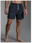 Shorts TRIGEMA "TRIGEMA Bade-/Freizeitshorts mit Druckmotiv", Herren, Gr. M,