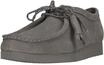 Mokassin CLARKS "Wallabee Lite", Herren, Gr. 40, grau, Schuhe Mokassin, mit leichter