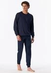 Schiesser Schlafanzug "Comfort Essentials" 2tlg., 2 mit angenehmen B&uuml;ndchen