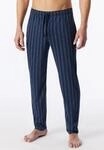 Schiesser Pyjamahose "Mix + Relax" gestreift, seitliche Taschen, Bindekordel