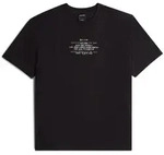 T-Shirt G-STAR "Multi Text Relaxed T-Shirt", Herren, Gr. XS, dk schwarz,
