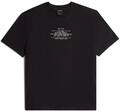 T-Shirt G-STAR "Multi Text Relaxed T-Shirt", Herren, Gr. XS, dk schwarz,