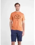 T-Shirt LERROS "T-Shirt mit O-Neck aus softer Baumwolle mit Summervibe-Print",