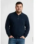 Langarm-Poloshirt LERROS "Langarm Polo aus Baumwollstrick in gro&szlig;en Gr&ouml;&szlig;en",