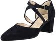 Pumps GABOR "Gabor Pumps Leder", Damen, Gr. 38, schwarz (dunkelblau), Leder, Schuhe
