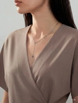 Y-Kette TAMARIS "Schmuck Geschenk Edelstahl Halskette Edgy Heart, Herz",