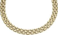 Kette ohne Anh&auml;nger FOSSIL "Schmuck Geschenk Edelstahl Halskette Arden", gold