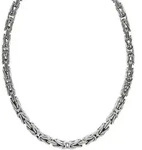 Collierkettchen ZEEME "Silber 925 poliert K&ouml;nigskette 5mm breit", wei&szlig;,...