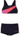 Speedo Bustier-Bikini "HYPERBOOM BUTTERFLY BACK 2PC BLK/PNK"