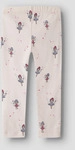 Leggings NAME IT "NMFNISALA LEGGING PB", M&auml;dchen, Gr. 116, N-Gr, raindrops on...