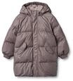 Winterjacke WHEAT "WHEAT PU Puffer Jacket Coast", M&auml;dchen, Gr. 98, braun (lila stone