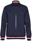 Sweater TRIGEMA "TRIGEMA Collegejacke mit kontrastfarbigen Elementen", M&auml;dchen, Gr.