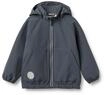Outdoorjacke WHEAT "WHEAT Softshell Jacket Alleo", Kinder, Gr. 98, graublau, 100%