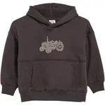 Kapuzensweatshirt S.OLIVER JUNIOR, Jungen, Gr. 92/98, braun, Sweatware,...