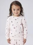 Sweatshirt NAME IT "NMFVALBA &ndash; Sweater mit Herzchen-Alloverdruck und