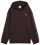 Hoodie PUMA "Essentials Tape Relaxed Hoodie M&auml;dchen", Kinder, Gr. 176, braun