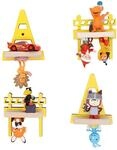 Boarti Wandregal "Regal Baustelle Kinder Toniebox Tonies Figuren" 4 Stk. tlg.